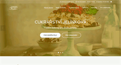 Desktop Screenshot of cukrarstvijelinkova.cz