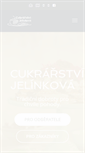 Mobile Screenshot of cukrarstvijelinkova.cz